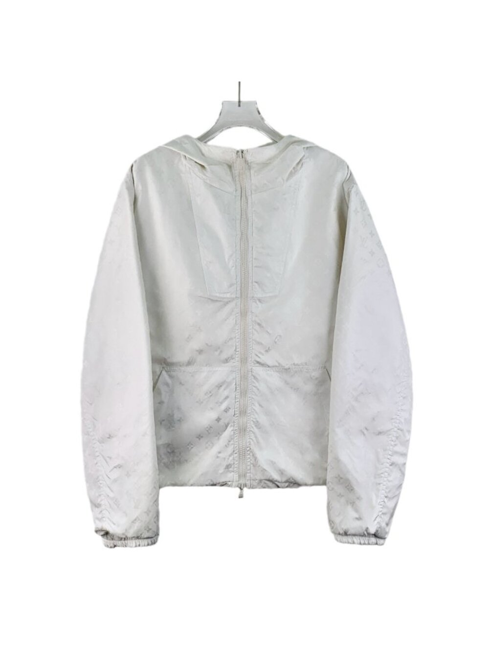 Louis Vuitton White Monogram Reversible Hooded Jacket